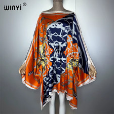 Boho Women  Fashion Evening Party Dress Beachwear Africa Lady Kaftan Holiday Ele