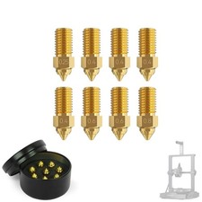 Creality Upgraded Ender-3 V3 SE High-Speed Brass Nozzle Kit (8PCS), 3D Printe...