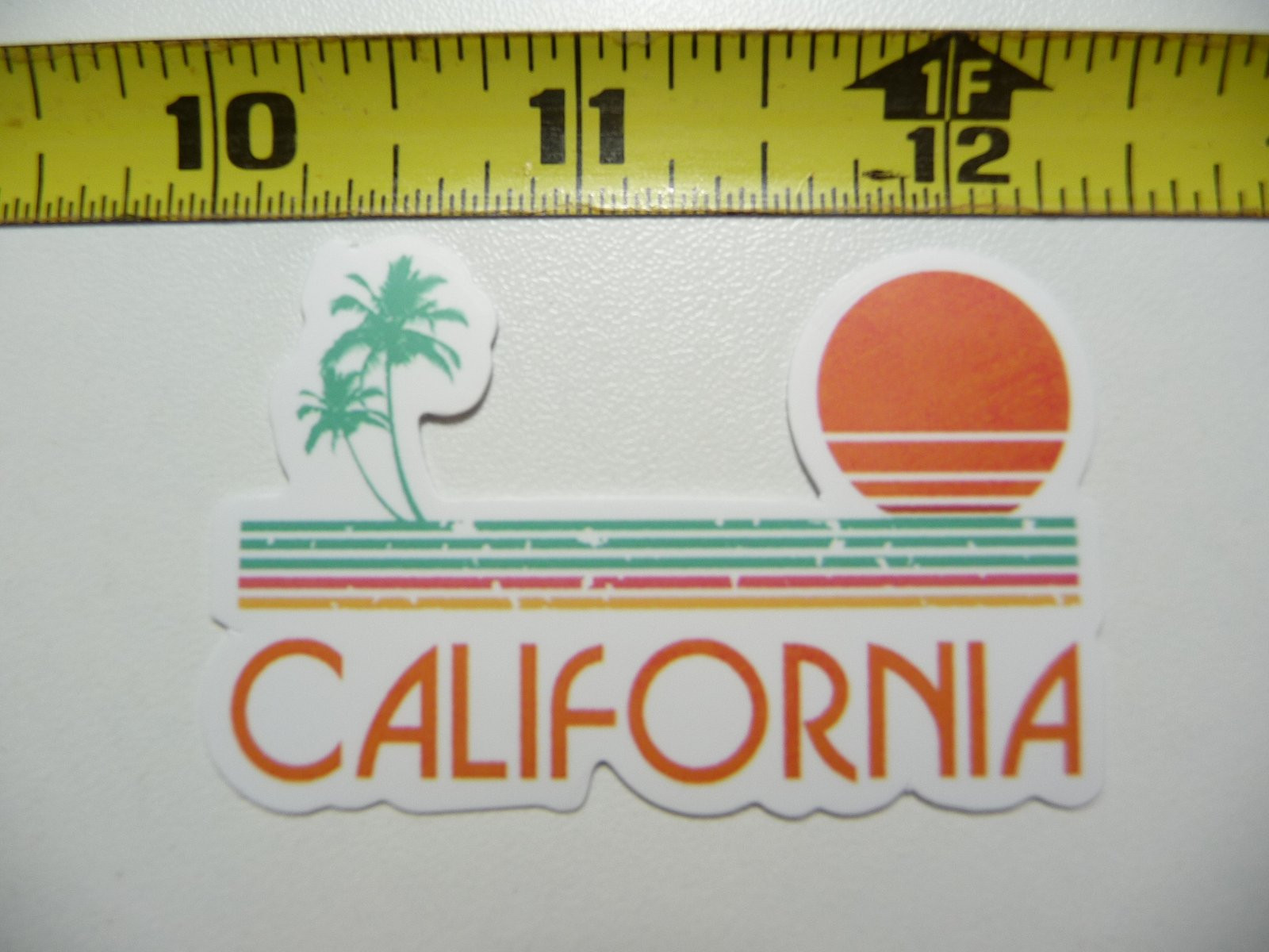 California Sunset Palm Trees Decal Sticker Souvenir