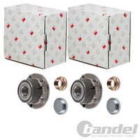 2X Nk RADLAGER-SATZ Hinten Passend FÜR CitroËN C8 Fiat Ulysse Lancia Phedra