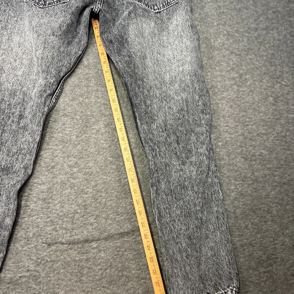 Levi’s Men's 34x32 512 Jeans Acid Wash Grey Black Punk Retro Rock - Image 4 of 4