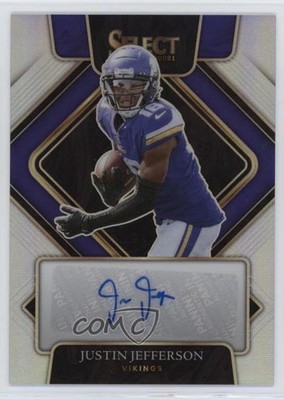 2021 Panini Select Signatures 293/299 Justin Jefferson #SIP-JJE Auto 18kw