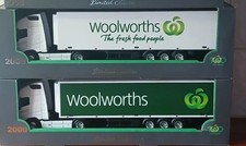 Woolworths Trucks X2 Great Detail 100 Years Collectible / Free post