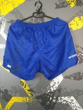 Erima Vintage Running Shorts Blue Nylon Made in Poland Mens Size L ig93