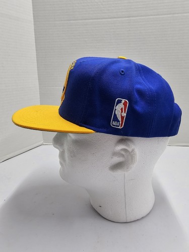 Golden State Warriors Mitchell & Ness NBA Logo Snapback Hat Cap Basketball - Picture 2 of 7