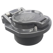Pool Vac Lock Safety Fitting Compatible w/ Hayward & Pentair 1.5" Black