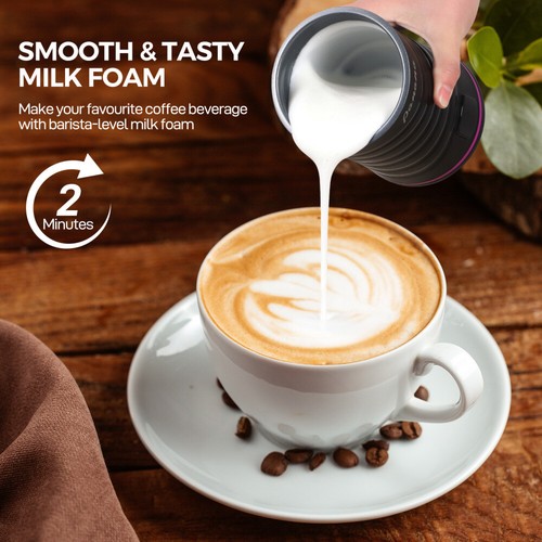 Automatic Milk Frother 4 in 1 Electric Steamer Making Latte Milk Warmer Foamer - Picture 8 of 8