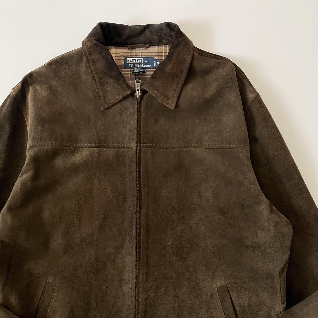 90S Ralph Lauren Leather Suede Jacket | eBay