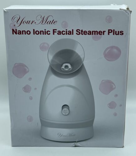 YourMate Facial Steamer Plus Nano Ionic Face Steamer Warm Cool Mist Humidifier