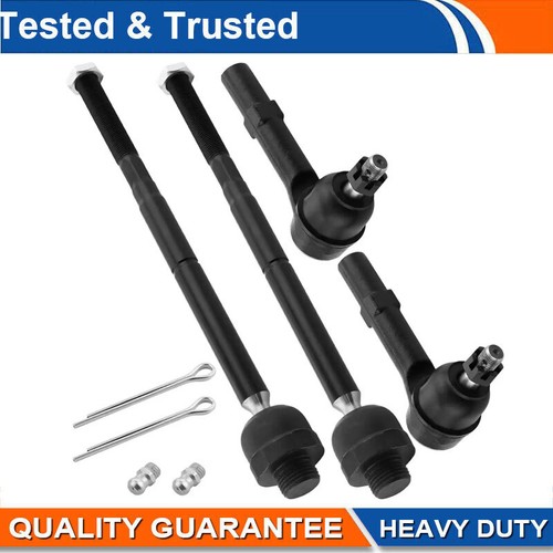 Front Inner Outer Tie Rod For Chevy Silverado GMC Sierra Yukon XL 1500 Tahoe - Picture 1 of 8