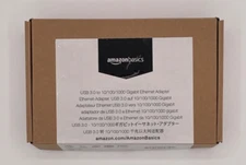 Amazon Basic USB 3.0-to-Gigabit Ethernet Adapter - Black