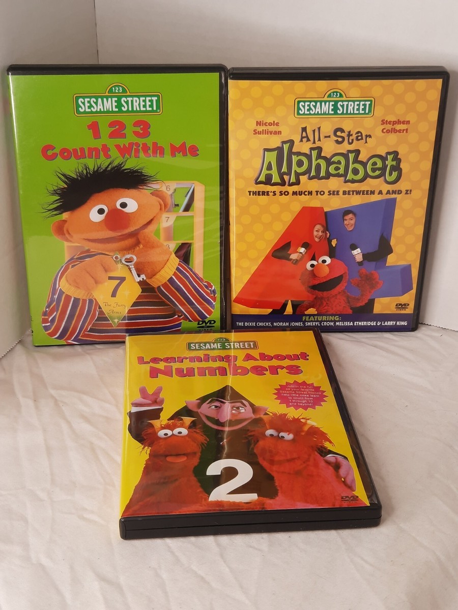 (未使用･未開封品)　123 Count With Me / Learning About Letters [DVD] [Import] sdt40b8 Sesame Street Learning About Numbers, 1 2 3 Count With Me