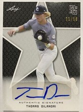 2020 LEAF PG NATIONAL SHOWCASE THOMAS DILANDRI BLACK AUTO 25/50