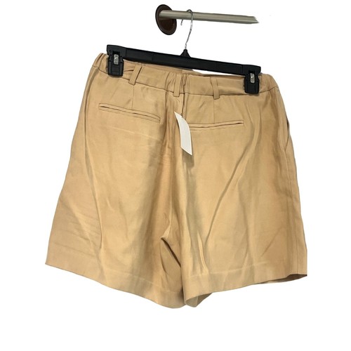 Pantalones cortos plisados suaves Open Edit en suero tostado, XS - Imagen 4 de 10