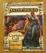 Pathfinder P2 RPG Curtain Call Adventure Path 1 Stage Fright PZO15204-SC