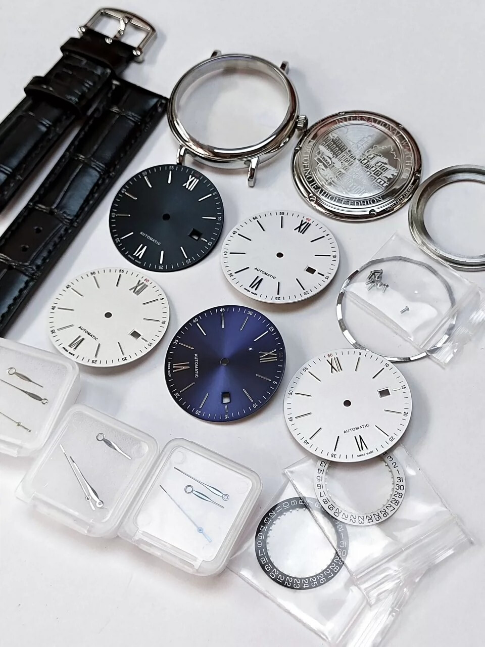 40mm Stainless Steel IWC Portofino 2824 Watch Case & Band Kit