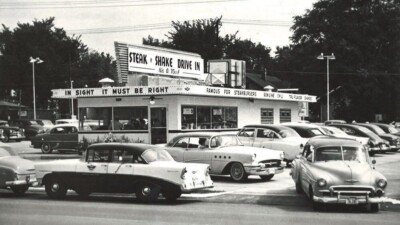 Steak  n Shake 1950s POSTER 24 X 18 Inches Nice Wall Art