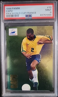 Cafu 1998 Panini FIFA World Cup France #10 PSA 9 | eBay