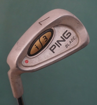 Linkshänder Ping i3 Klinge Red Dot 7 Eisen Regular Stahlschaft Ping Griff
