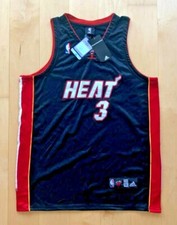 Official NBA Dwayne Wade #3 Miami Heat Authentic Jersey (Size 52) NWT