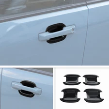 Gloss Black Car Door Handle Bowl Decoration Trim Cover For Ford Maverick 22-2025