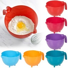 Large Plastic Mixing Measuring & Dispensing Jug Pitcher w/ Pouring Spout Kitchen