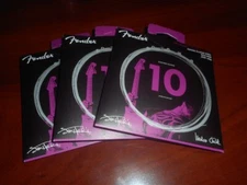 NEW 3 SETS Fender Voodoo Child 10-38 Guitar Strings, Ball Ends, NPS 073-0250-609