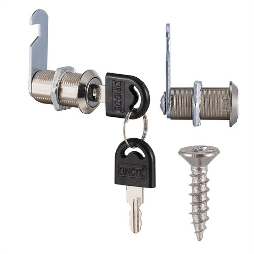 1/2/4/6/10/12 Pack Cam Lock 1-1/8” Cabinet Toolbox Safe Drawer RV Lock Camper - Picture 13 of 16