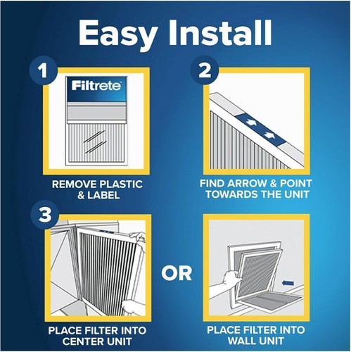 Filtrete 20x20x1 AC Furnace Air Filter, MERV 11, MPR 1000, 4 Pack - Picture 3 of 10