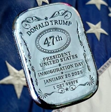 New - Trump Inauguration - 1 Troy Ounce - .999 Fine Silver