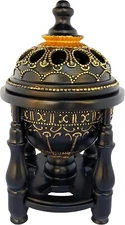 AM Charcoal Incense Burner - Bakhoor Burner Oud Frankincense Resin Burner for...