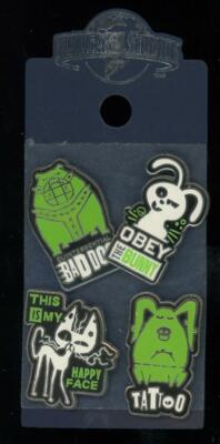 Universal Studios Secret Life of Pets Snowball Ozone Tattoo Ripper 4 Pin Set Pin