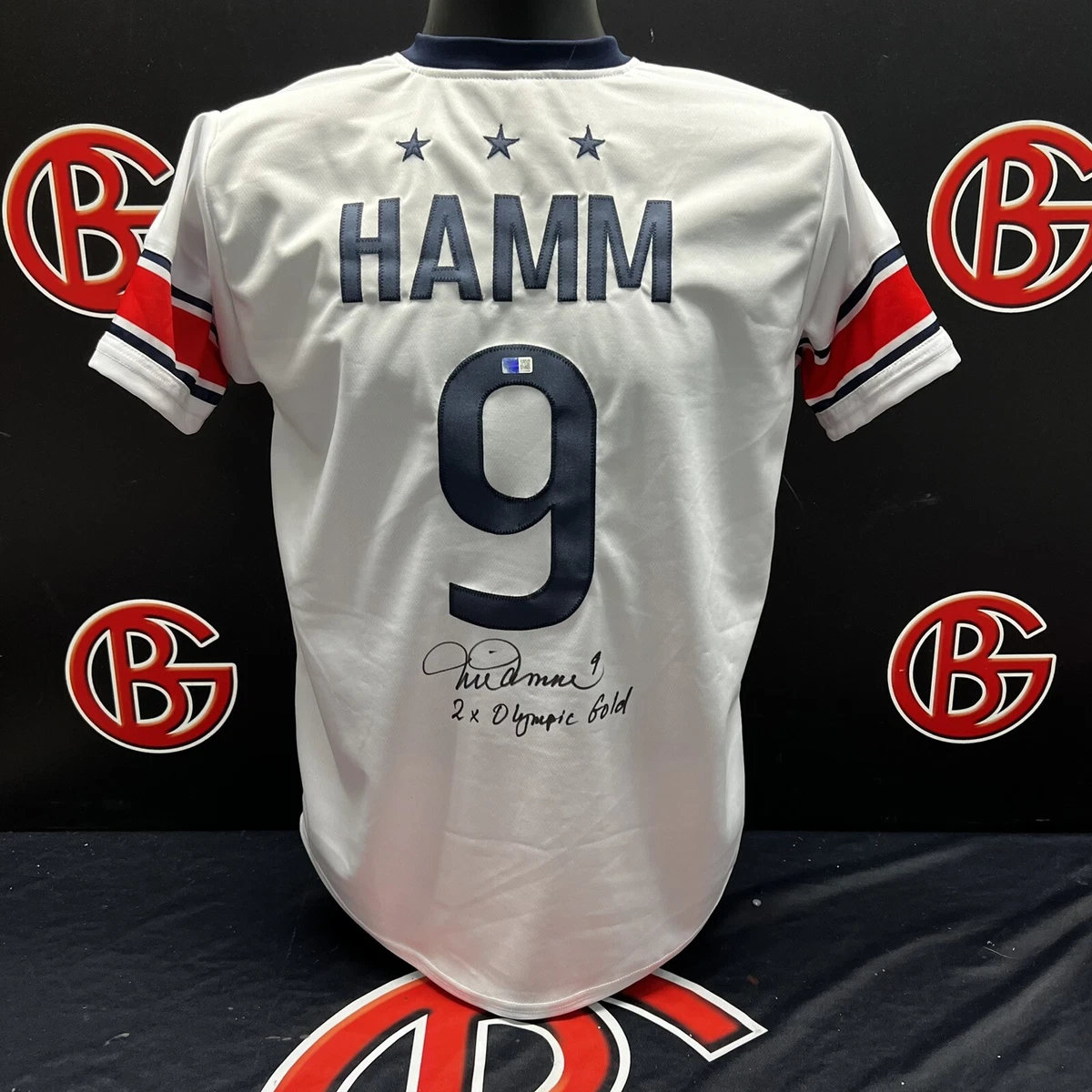 Mia Hamm Autographed Team USA Soccer Jersey Signed Steiner CX