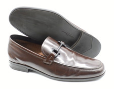 Mens Salvatore Ferragamo ' Gancini Bit ' Burgundy Loafer Size 9 - 2E
