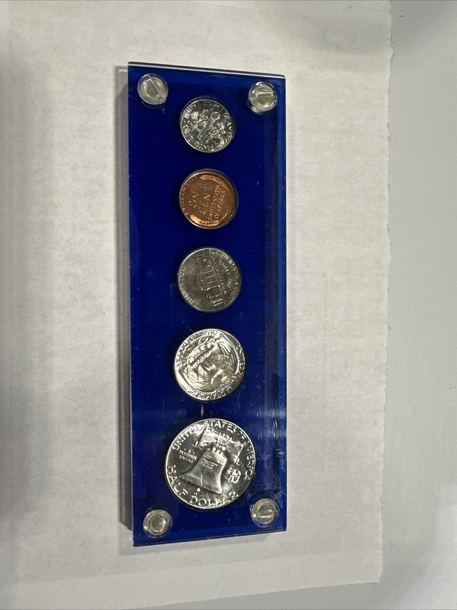 1951 SILVER 90% PROOF 5 Piece SET US MINT IN HOLDER | eBay