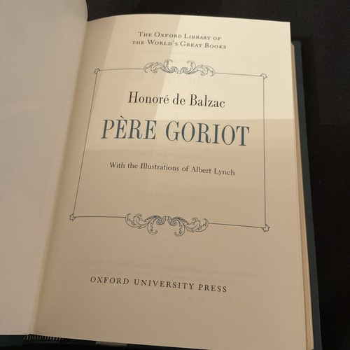 Franklin Library & Oxford University Press Honore De Balzac von Pere Goriot ~ 1982 - Bild 15 von 17