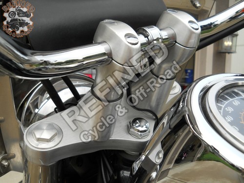 Suzuki VL800 C50 Honda Sabre Stateline Interstate Handlebar Riser Extensions HR3 - Picture 4 of 8