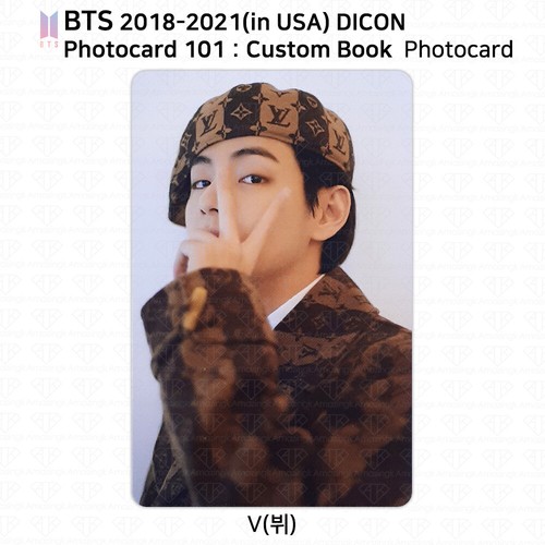 BTS 2018-2021 (in USA) Dicon Photocard 101 : Custom Book Photocard KPOP K-POP - Picture 167 of 212