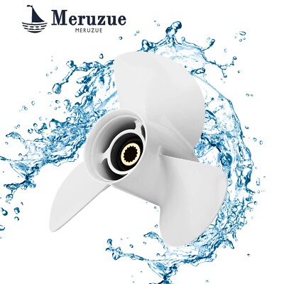 13 1/4 x 17 Outboard Propeller 15 Spline Tooth For Yamaha 50-130HP,RH