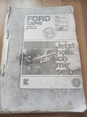Werkstatthandbuch Ford Capri Jetzt helfe ich mir selbst Bd. 93