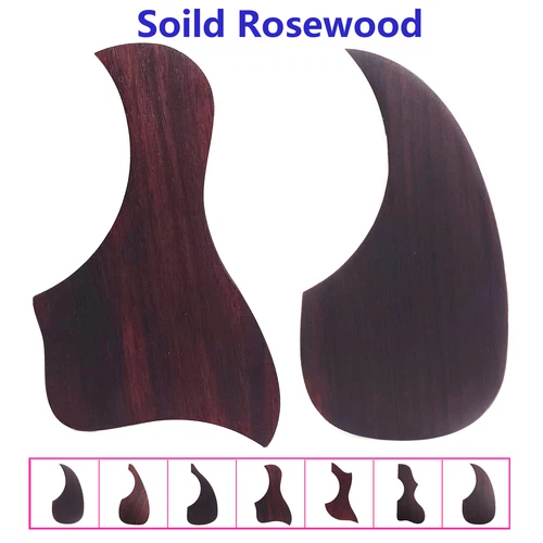 Acoustic Guitar Pickguard Soild Rosewood Self Adhensive 2 MM for 32 inch-41inch
