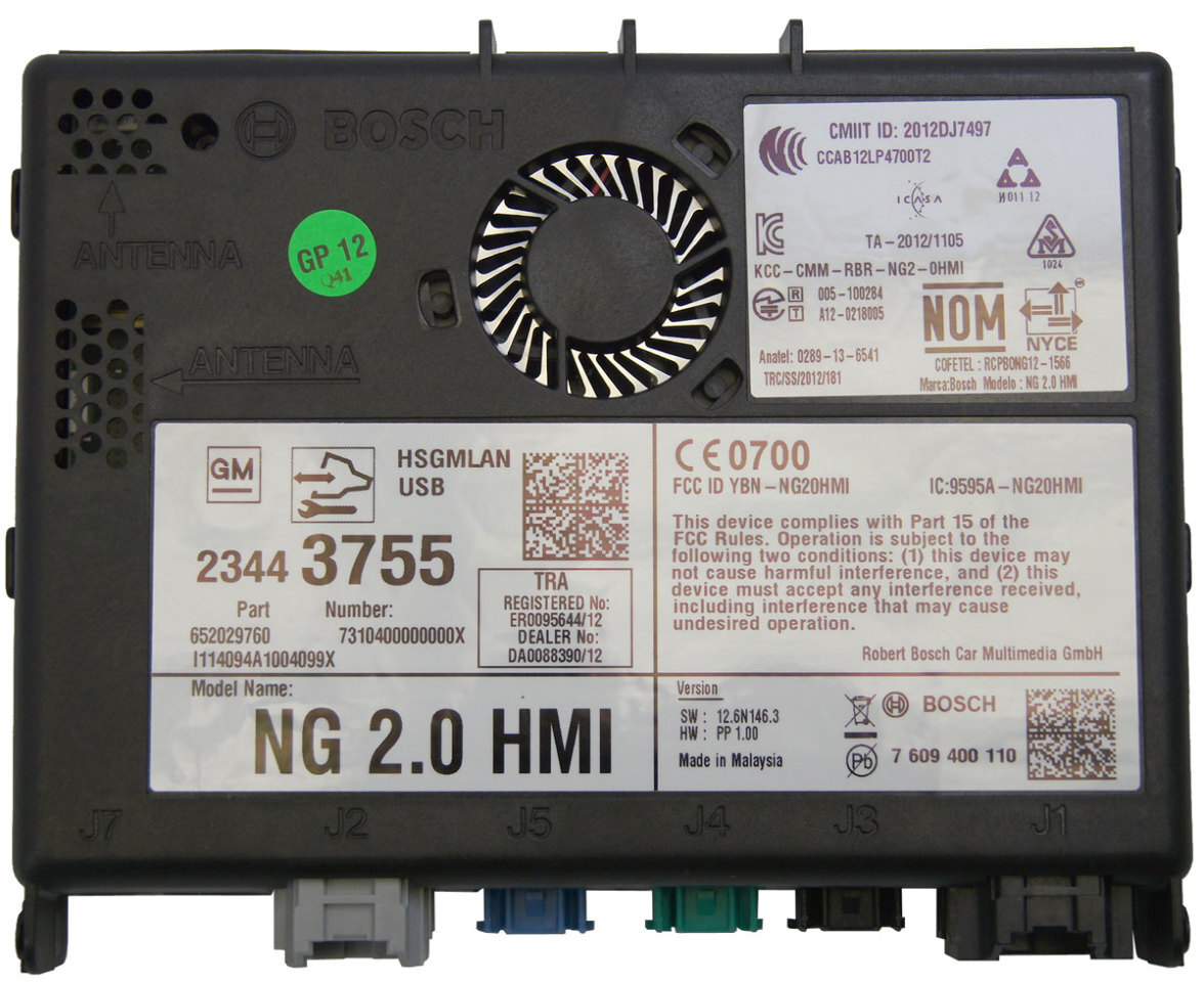 2014-2015 Chevy Corvette C7 HMI Module Multimedia New Infotainment OEM 23443755