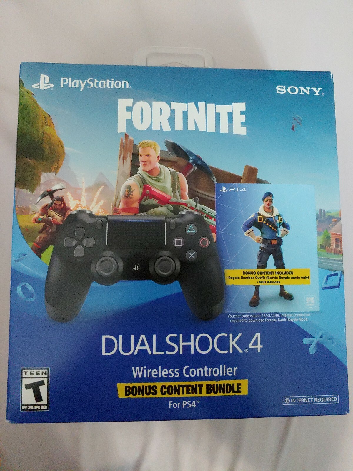 Sony Dualshock 4 Controller New Version 2 Black Eu Fortnite - 