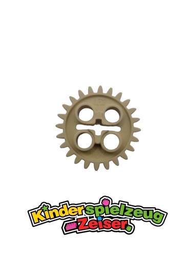 LEGO Technik Zahnrad 24 Zähne beige Tan Technic Gear 24 Tooth 1 Axle Hole 3648 - Bild 3 von 3