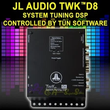 JL AUDIO TWK-D8 CAR AUDIO TUNING DSP SIGNAL PROCESSOR DIGITAL INPUT ONLY / 8 CH.