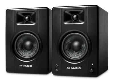 M-Audio BX4 Multimedia Referenzmonitor Paar Aktiv Studiomonitore 4,5''/1'' 120W