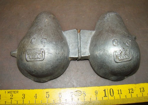 Molde de mazapán "pera" molde de chocolate molde de azúcar molde para hornear Breveté S.G.D.G. 1844 - Imagen 2 de 3