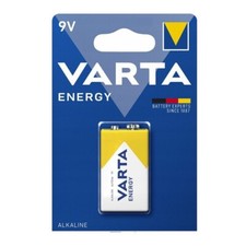 Image of VARTA 9V Alkaline Battery ENERGY - 6LR61 PP3 LR22 MN1604 4122 HR9V R9 E-BLOCK