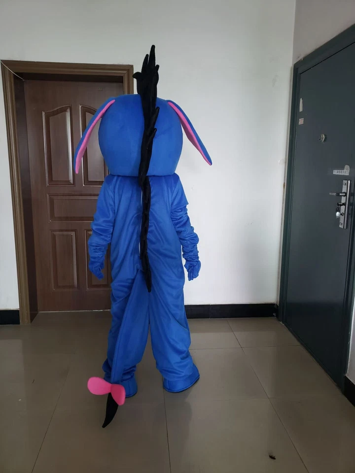 Donkey Mascot Costume Suit Cosplay Party Game Dress Outfit Halloween Adult - Image 4 of 4