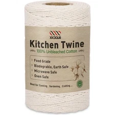 476ft Butchers Cooking Twine, 100% Cotton Kitchen Twine String, 2mm for Roasting